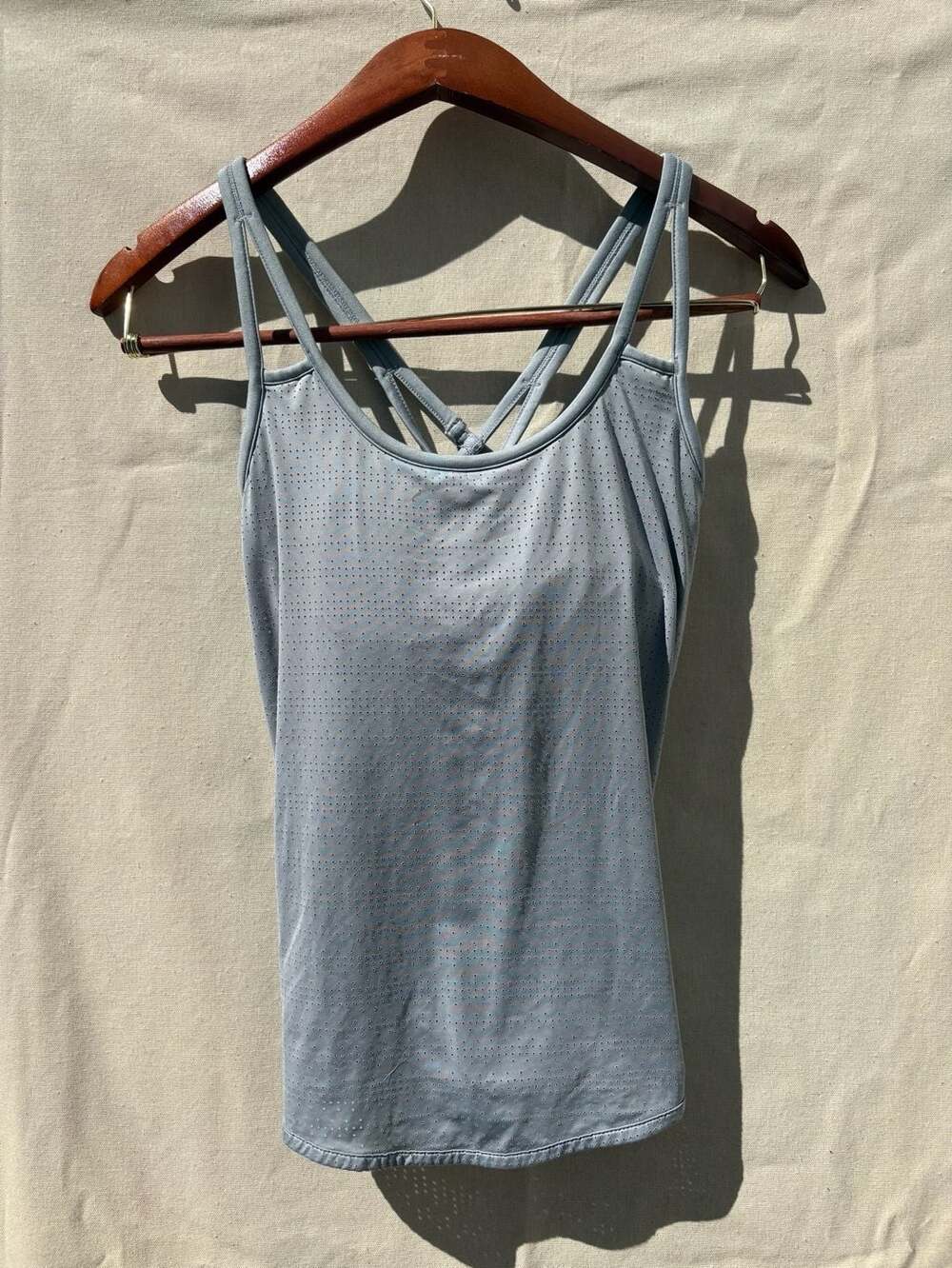 Athleta Full Force Tank Top Slate Grey Women's Large